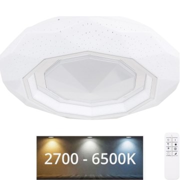 Globo - LED dimmelhető mennyezeti lámpa LED/24W/230V 2700-6500K + távirányító