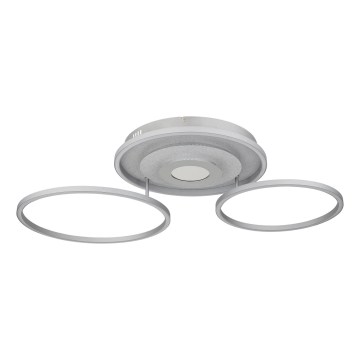 Globo - LED dimmelhető mennyezeti lámpa LED/40W/230V 2700-6500K 57x99,2 cm ezüstszínű + távirányító