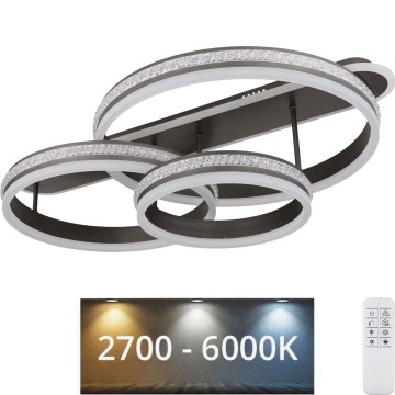 Globo - LED Dimmelhető mennyezeti lámpa LED/75W/230V 2700K-6000K + távirányítás