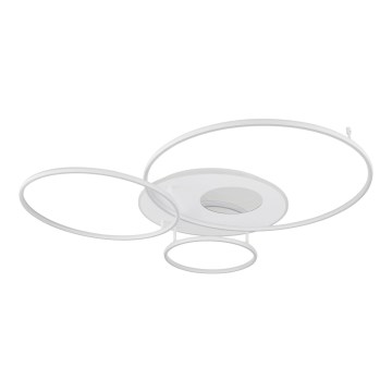 Globo - LED Dimmelhető mennyezeti lámpatest LED/70W/230V 2700-6500K 105x26,5 cm ezüst + távirányító
