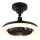 Globo - LED dimmelhető mennyezeti ventilátor LED/20W/230V 3000-6500K fekete + távirányító