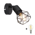 Globo - LED Fali spotlámpa 1xE14/6W/230V fekete