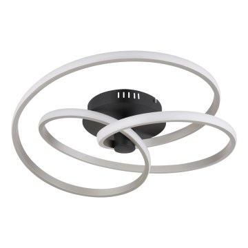 Globo - LED Felületre szerelhető csillár LED/40W/230V 3000K matt króm/fekete