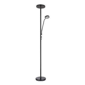 Globo - LED fényerőszabályozható állólámpa LED/18,5W/230V + LED/4,5W 3000K fekete