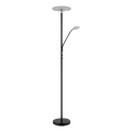 Globo - LED fényerőszabályozható állólámpa LED/28W/230V + LED/5W 3000K fekete
