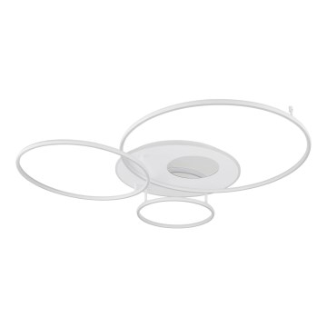 Globo - LED fényerőszabályozható mennyezeti lámpa LED/70W/230V 2700-6000K 105x26,5 cm ezüstszínű + távirányító