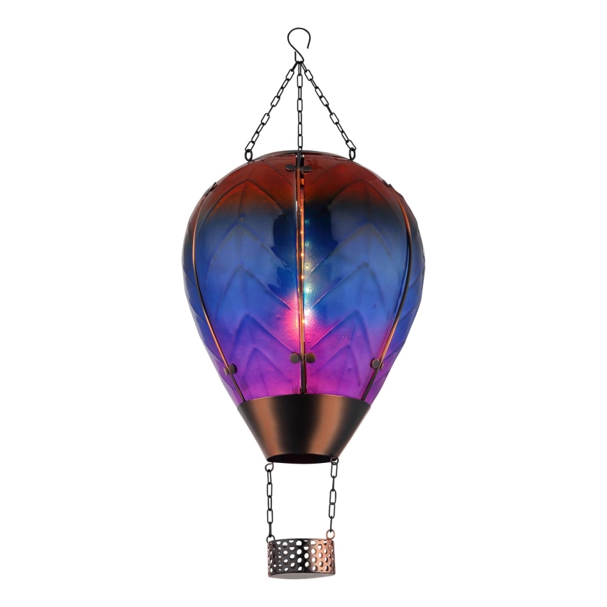 Globo - LED Függesztett napelemes dekoráció 24xLED/0,2W/3V IP44 Repülő léggömb