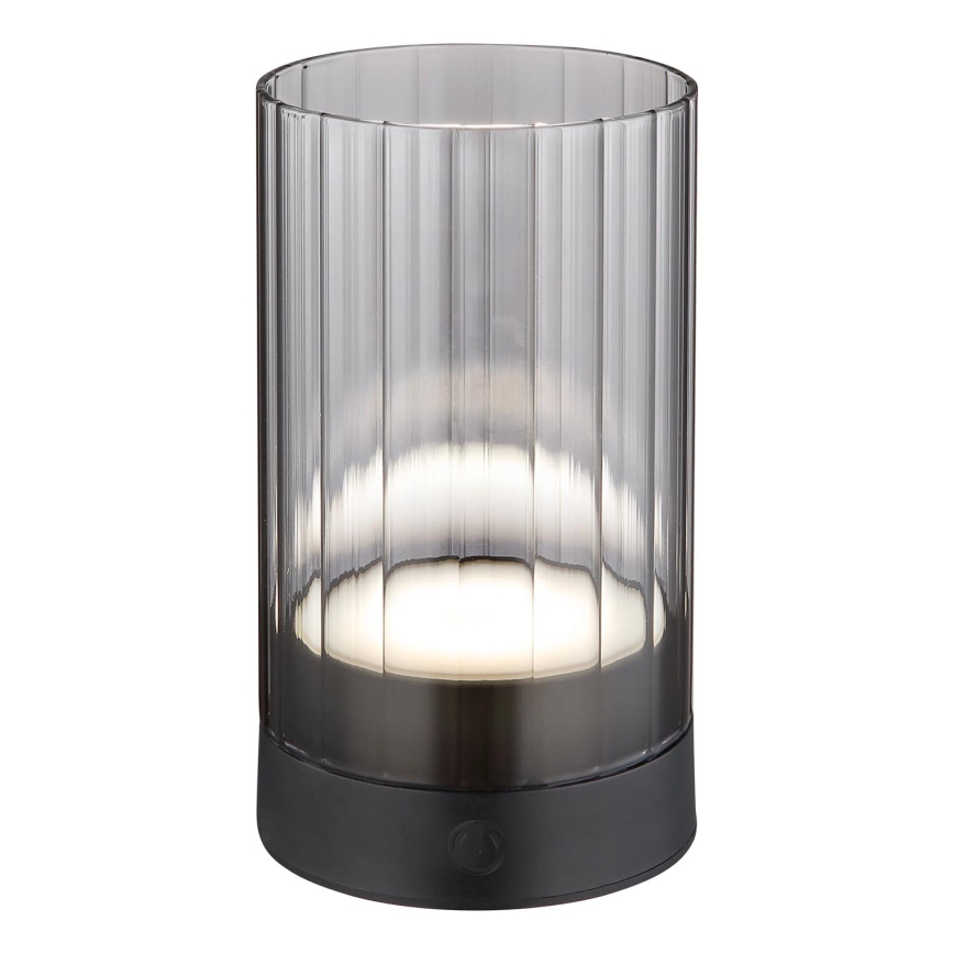 Globo - LED kültéri dimmelhető újratölthető érintős asztali lámpa LED/2W/3,7V 2700/4000/6500K 1200mAh IP44 szürke