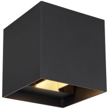 Globo - LED Kültéri fali lámpa 2xLED/3W/230V IP44 fekete