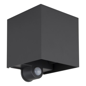 Globo - LED kültéri fali lámpatest érzékelővel 2xLED/3W/230V IP54