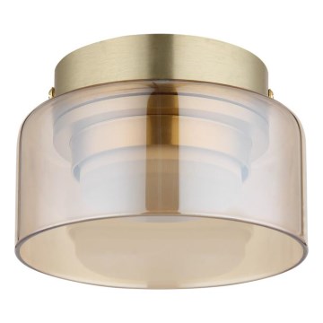 Globo - LED Mennyezeti lámpa 1xGX53/6W/230V átm. 13 cm füstös/barna