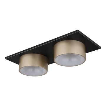 Globo - LED mennyezeti lámpa LED/24W/230V 3000K 46x20 cm sárgaréz