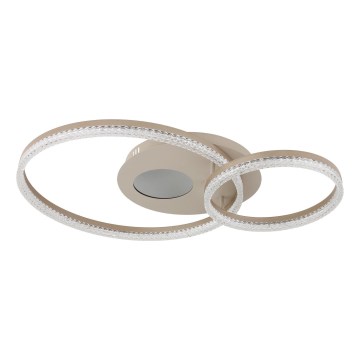 Globo - LED mennyezeti lámpa LED/30W/230V 3000K 70x50 cm bézs
