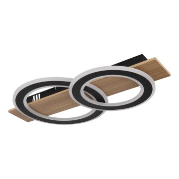 Globo - LED Mennyezeti lámpa LED/40W/230V barna