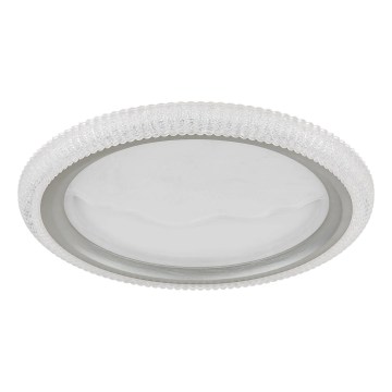 Globo - LED mennyezeti lámpatest LED/28W/230V, választható 3000/4200/6000 K, átm. 39,5 cm, ezüstszínű