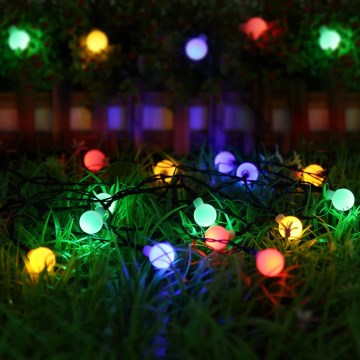 Globo - LED napelemes fényfüzér 20xLED/1,2V IP44 300 mAh 5,8 m