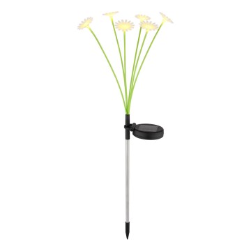 Globo - LED napelemes kerti lámpa 6xLED/3V IP44 600 mAh virág alakú