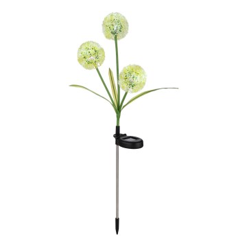 Globo - LED napelemes lámpa 3xLED/0,06W/3V 5000K IP44 200 mAh sárga