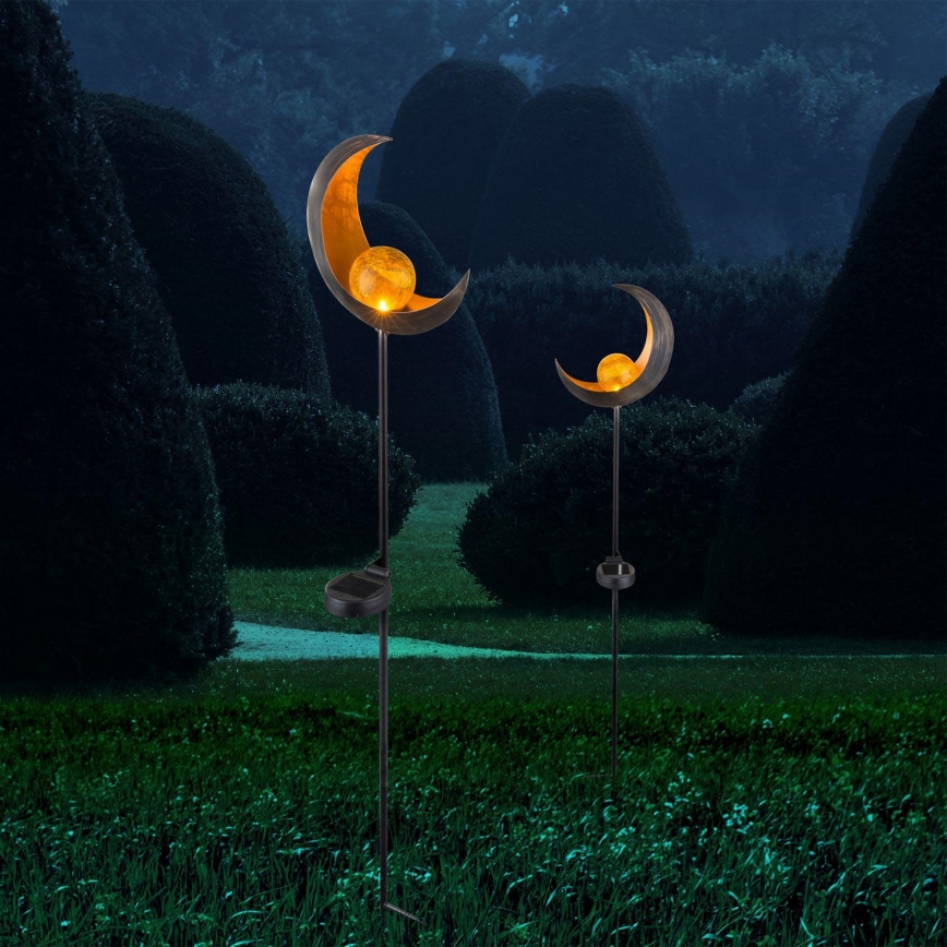 Globo - LED Napelemes lámpa LED/0,02W/3V 600mAh IP44 bronz