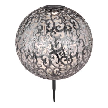 Globo - LED napelemes lámpa LED/0,06W/1,2V ezüst IP44 285x400 mm