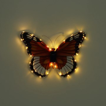 Globo - LED napelemes lámpa LED/3V IP44 200 mAh pillangó