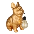Globo - LED napelemes lámpa LED/3V IP44 300 mAh aranyszínű kutya