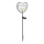 Globo - LED napelemes lámpa LED/3V IP44 300 mAh ezüst szív
