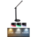 Globo - LED RGBW állítható fényerejű érintős asztali lámpa LED/5W/230V + LED/2W 2700K/4000K/6500K fekete