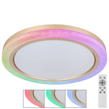 Globo - LED RGBW állítható fényerejű mennyezeti lámpa LED/20W/230V 2700-6500K + távirányító