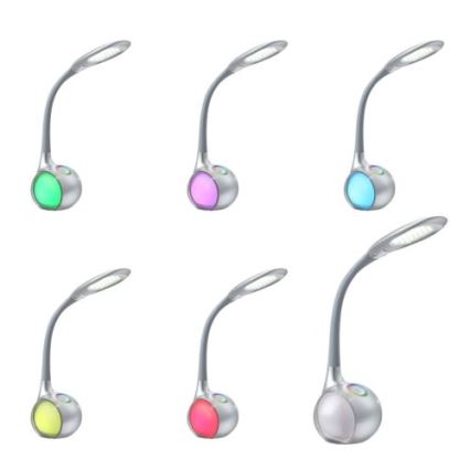 Globo 58279 - LED Asztali lámpa TARRON 1xLED/5W + 2xLED/0,1W