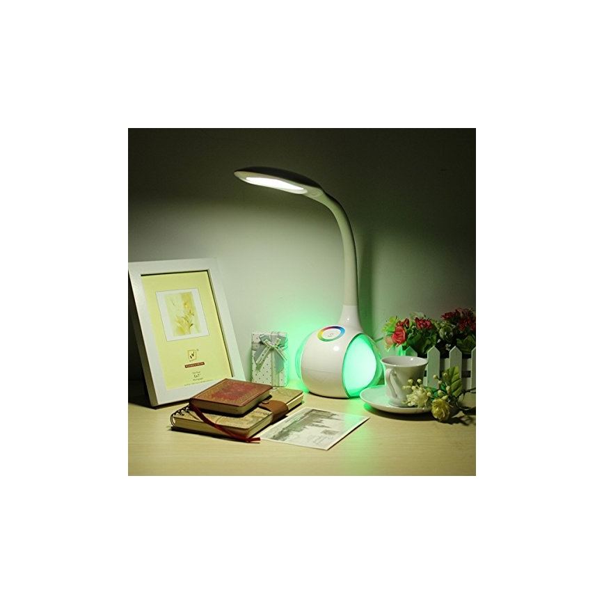 Globo 58279 - LED Asztali lámpa TARRON 1xLED/5W + 2xLED/0,1W