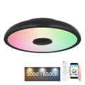 Globo - LED RGBW Dimmelhető fürdőszobai lámpa hangszóróval LED/18W/230V 3000-6500K IP44 + távirányítás