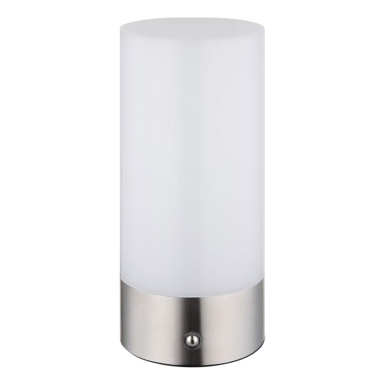 Globo - LED RGBW szabályozható érintős kültéri asztali lámpa LED/1,8W/5V 1500 mAh IP44 matt króm