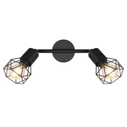 Globo - LED Spotlámpa 2xE14/6W/230V fekete