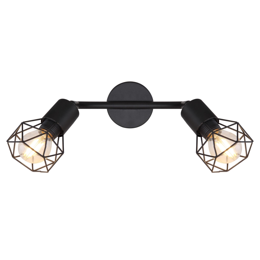 Globo - LED Spotlámpa 2xE14/6W/230V fekete