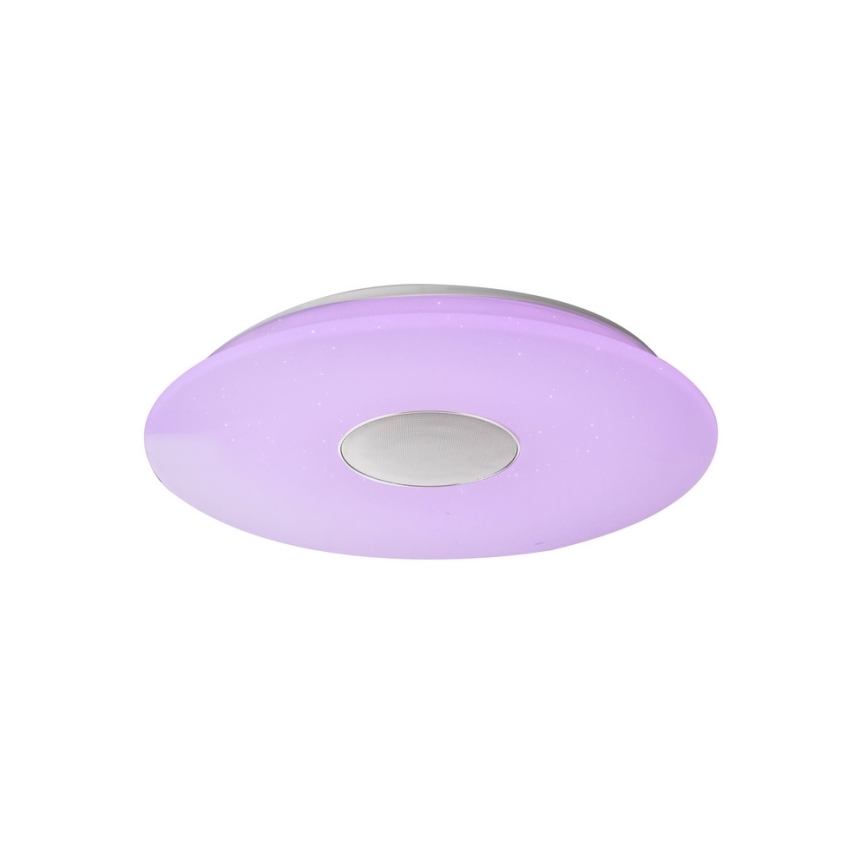 Globo - LED szabályozható mennyezeti lámpa NICOLE LED / 50W / 230V + LED-RGB / 7,5W + távirányító