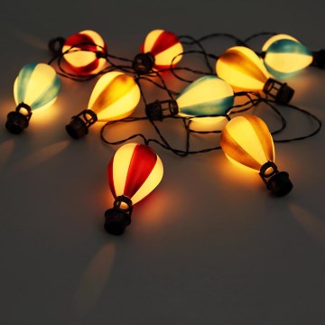 Globo - LED Szolár lánc 9xLED/0,06W/3V 390 cm IP44