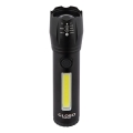 Globo - LED újratölthető zseblámpa LED/3W/5V + COB/3W 5500K 1200 mAh