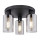 Globo - Mennyezeti lámpa 3xE27/60W/230V fekete