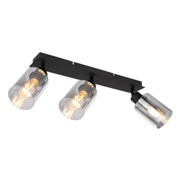 Globo - Spotlámpa 3xE27/15W/230V fekete