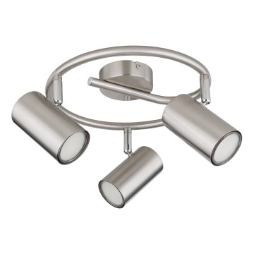 Globo - Spotlámpa 3xGU10/25W/230V matt króm