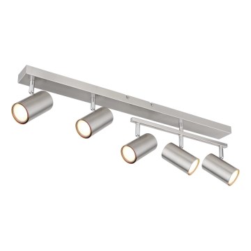 Globo - spotlámpa 5xGU10/35W/230V matt króm