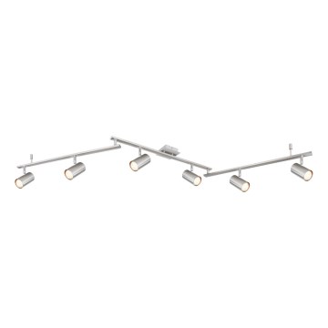 Globo - spotlámpa 6xGU10/35W/230V matt króm