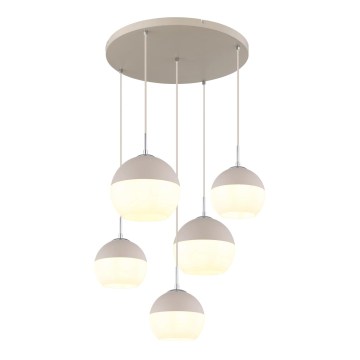 Globo - Zsinóros csillár 5xE27/60W/230V