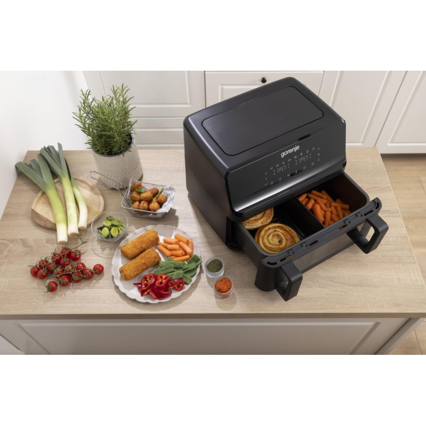 GORENJE AF2700BP - Forrólevegős fritőz 9 l 2700W/230V fekete