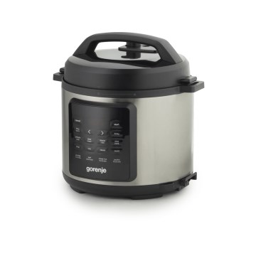 GORENJE GMC6SBK - Multifunkciós elektromos főzőedény 6 l, 8 az 1-ben, 1000W/230V rozsdamentes acél