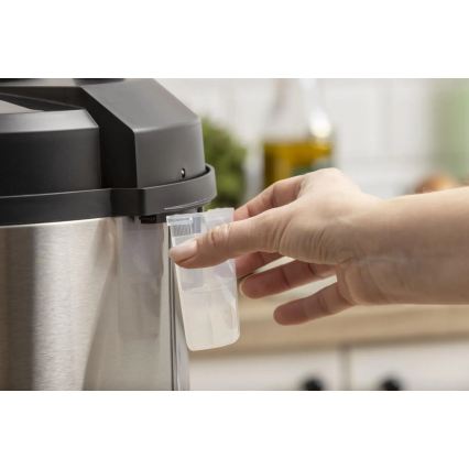 GORENJE GMC6SBK - Multifunkciós elektromos főzőedény 6 l, 8 az 1-ben, 1000W/230V rozsdamentes acél