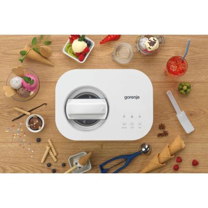 GORENJE ICM10W - Fagylaltkészítő 100W/230V fehér