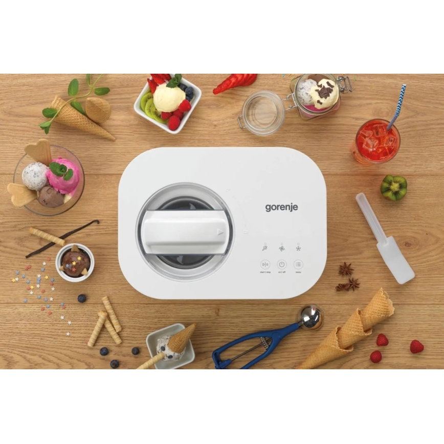 GORENJE ICM10W - Fagylaltkészítő 100W/230V fehér