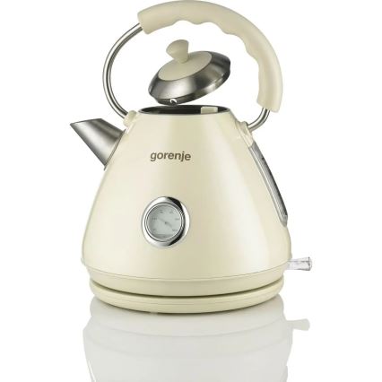 GORENJE K17CLI - 1,7 l elektromos vízforraló, 2200 W / 230 V, bézs